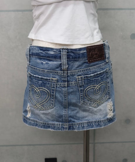 CECIL McBEE denim skirt