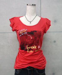 photo print graphic tee