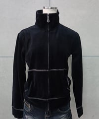 velour zip hoodie