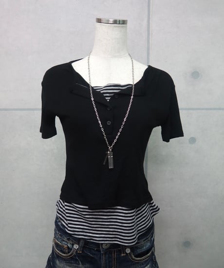 striped layered top
