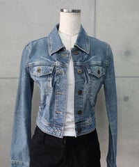 cropped denim jacket
