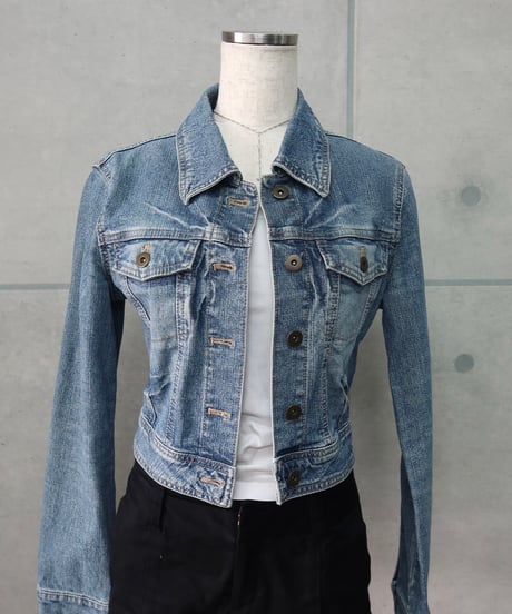 cropped denim jacket