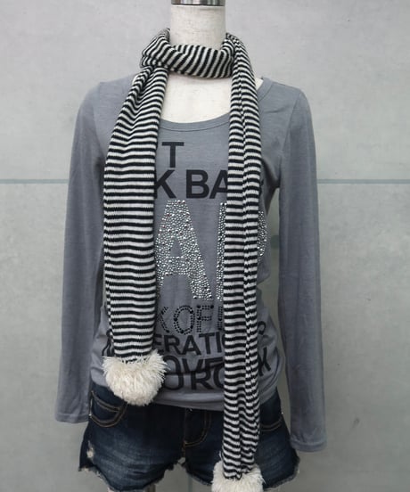 striped scarf