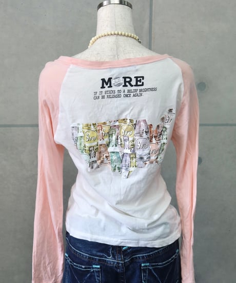 y2k graphic raglan top