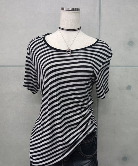 y2k striped tee