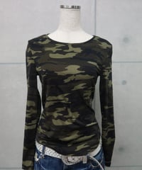 camo long-sleeve tee
