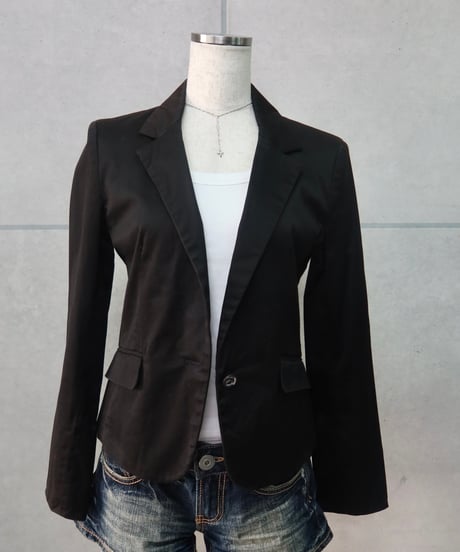 black tailored jacket