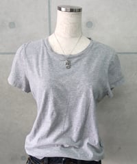 plain gray tee