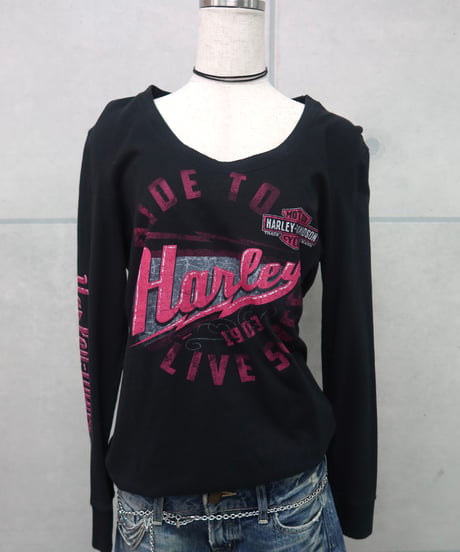 harley-davidson long sleeve tee