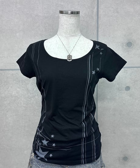 star print T-shirt