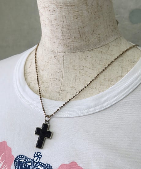black cross necklace