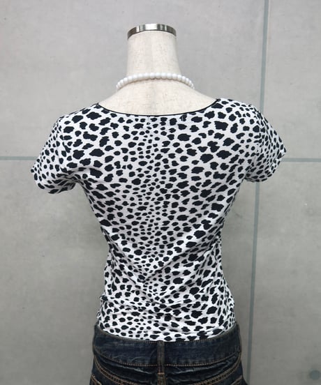 dalmatian print tee