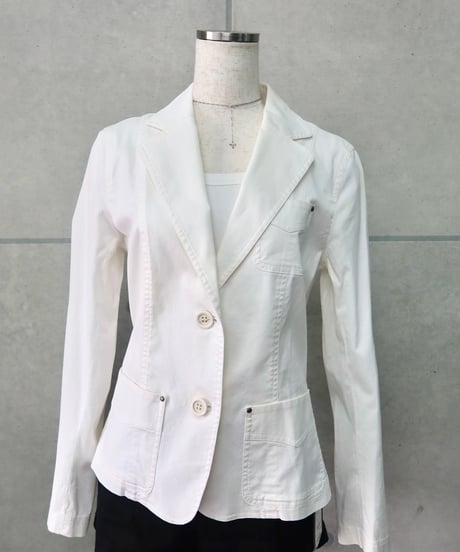 white tailored jacket