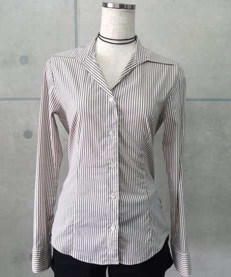 sunset ash striped shirt