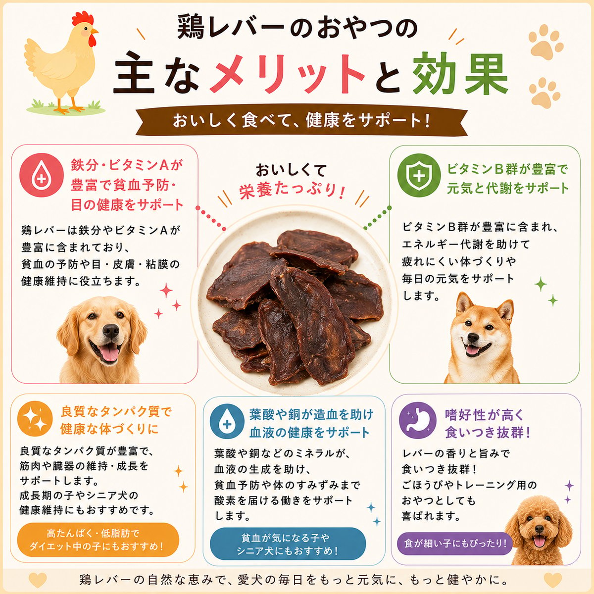 鶏レバージャーキー 100g 無添加 犬用おやつ 【AKUPO】 | うちのこ 無
