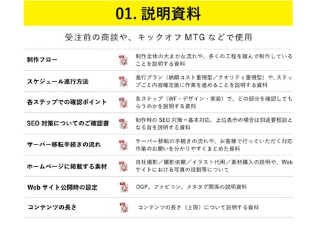 Web制作 ディレクションツールセット