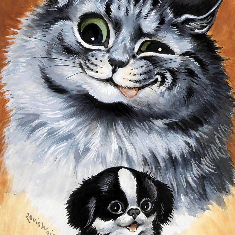 ルイス・ウェイン(Louis Wain)「彼を買ったの – 彼は私のペット
