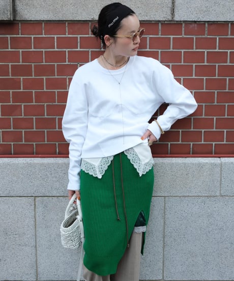 Lace Trimmed Eyelet Top