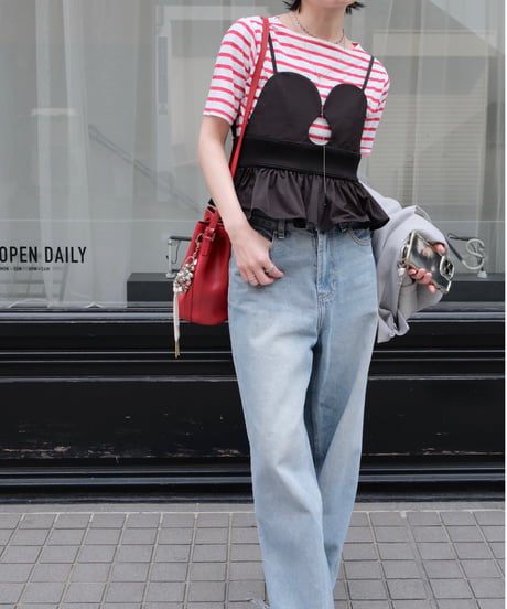 Curved Line 2way Bustier