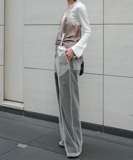 Sheer Layered Trousers