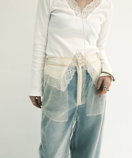 Sheer Layered Trousers