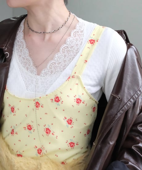 Lace Trimmed Eyelet Top