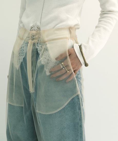 Sheer Layered Trousers