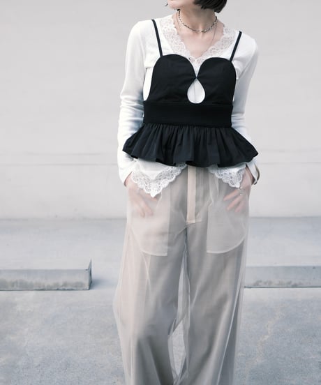 Curved Line 2way Bustier