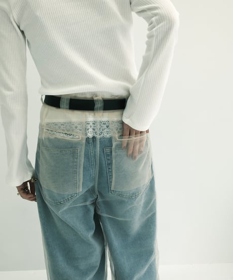 Sheer Layered Trousers