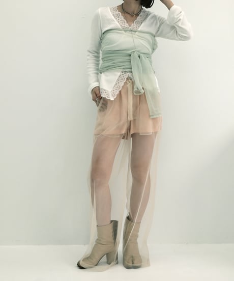 Sheer Layered Trousers