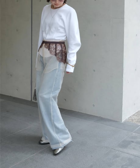 Sheer Layered Trousers