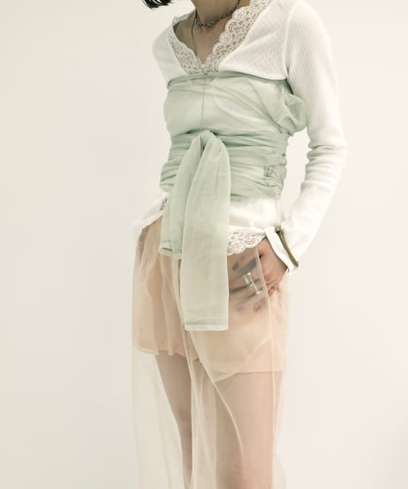 Lace Trimmed Eyelet Top