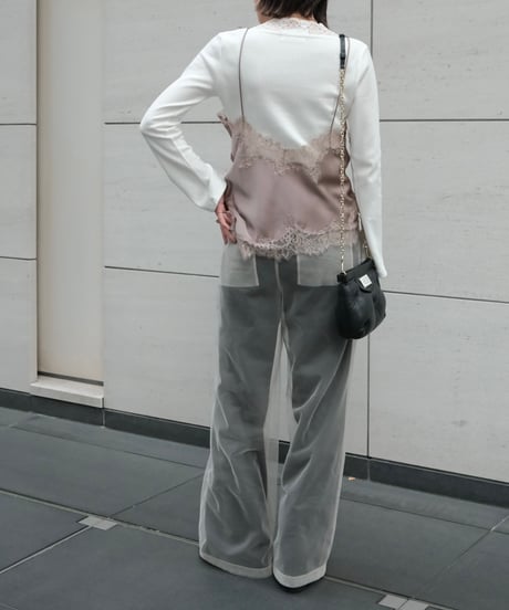 Sheer Layered Trousers