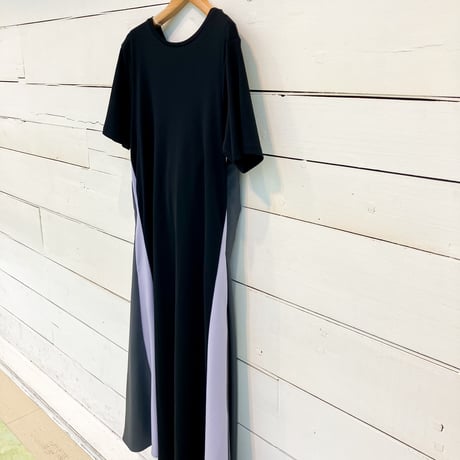 【GALENA】 バイカラーバックリボンワンピース【70060-7105】