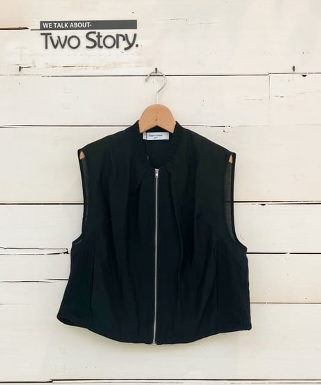 【33℃】 ニット切替シアzip VEST【bc604801】