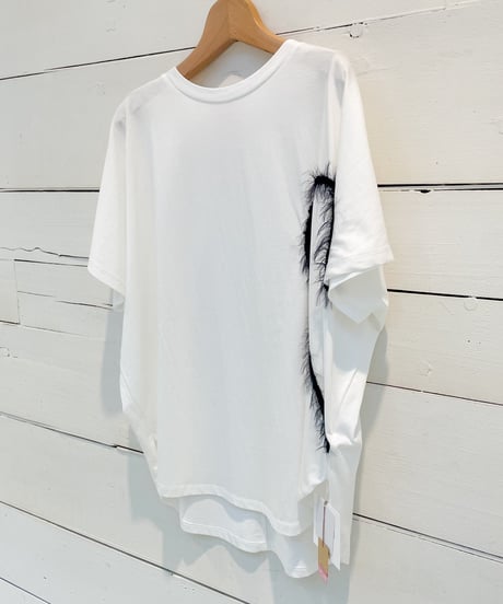 【Margaux Vintage】 HEART FRINGE T-SHIRT【MHP CT-002】