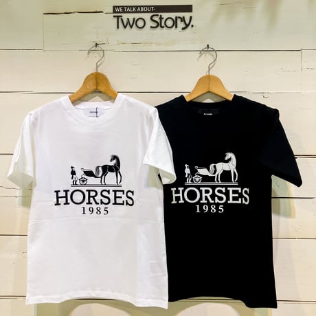 【Account PARIS】 HORSE 1985 T-SHIRT【22-4377T】