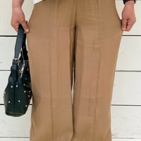 【33℃】 ニット切替シアワイドパンツ【bc604802】