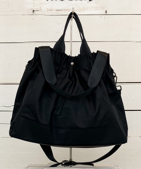 ※再入荷【CURI BISCUI】 TUCK PLEAT 2 HANDLE TOTE BAG