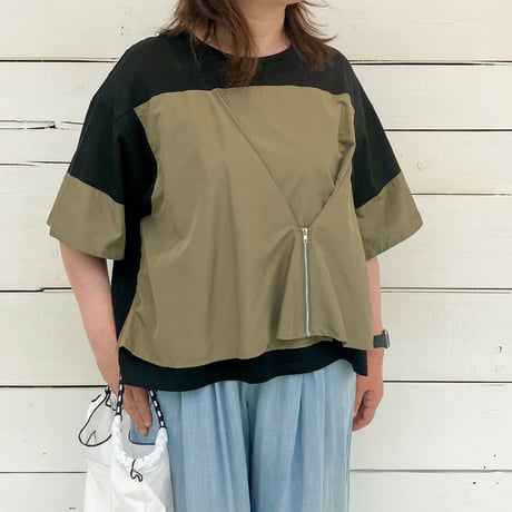【GALENA】 布帛コンビTOPS【70060-4109】
