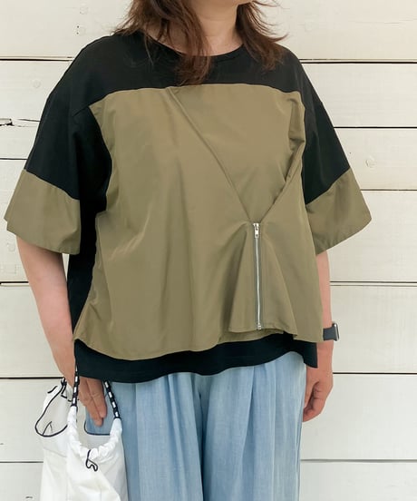 【GALENA】 布帛コンビTOPS【70060-4109】