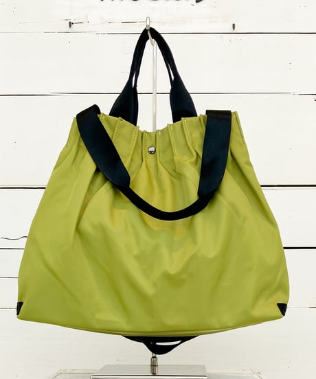 ※再入荷【CURI BISCUI】 TUCK PLEAT 2 HANDLE TOTE BAG