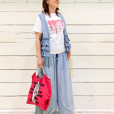【Account PARIS】 MARGARET DRAW T-SHIRT【22-4378T】