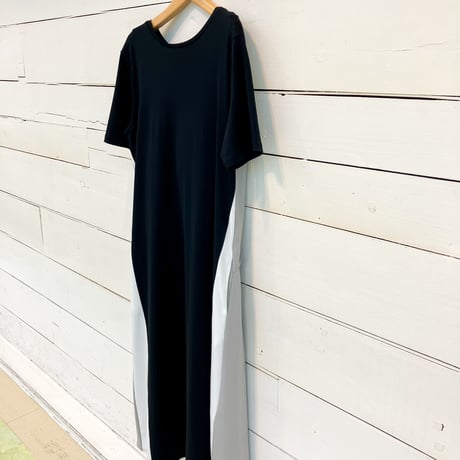 【GALENA】 バイカラーバックリボンワンピース【70060-7105】
