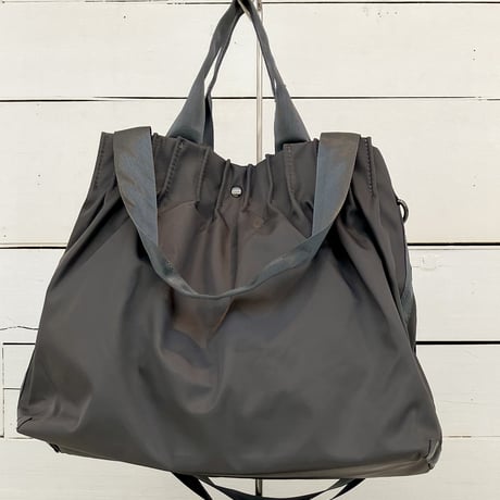 【CURI BISCUI】 TUCK PLEAT 2 HANDLE TOTE BAG