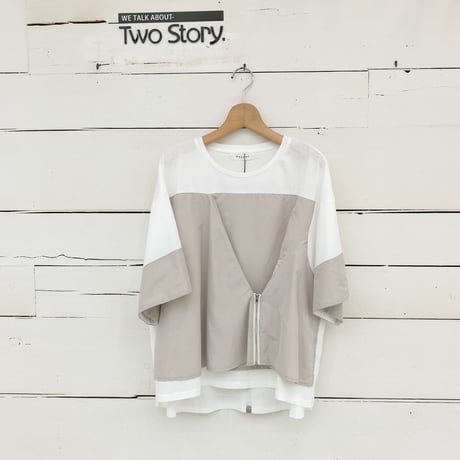【GALENA】 布帛コンビTOPS【70060-4109】