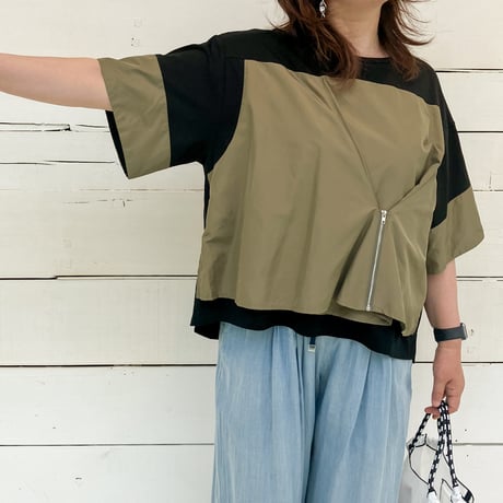 【GALENA】 布帛コンビTOPS【70060-4109】