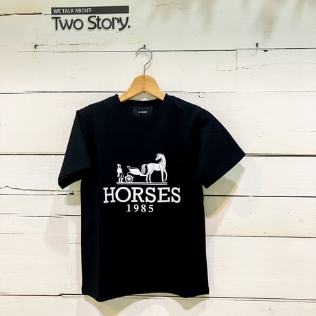 【Account PARIS】 HORSE 1985 T-SHIRT【22-4377T】