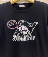 【INDIMARK】 DOGゴロリ ビジューT-SHIRT【A-174】