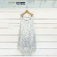 【tranoi】刺繍 ロゴチュールスカート【242R520】
